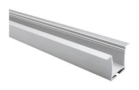 DA900045  2m Flat Aluminum Silver LED Profile